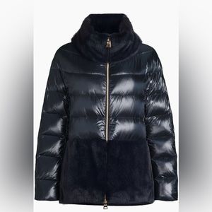 Herno Puffer & Fur Jacket Size US6